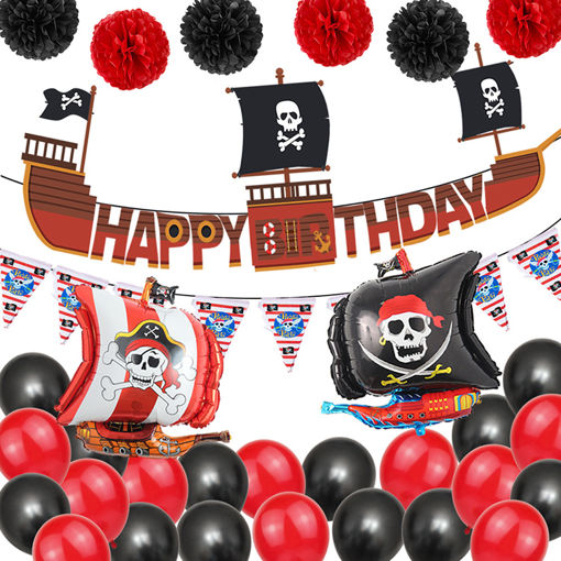 Picture of PARTY KIT PIRATE THEME DECORATION SET